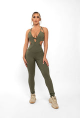 Forest Ribbed Bodysuit (Light Supplex)