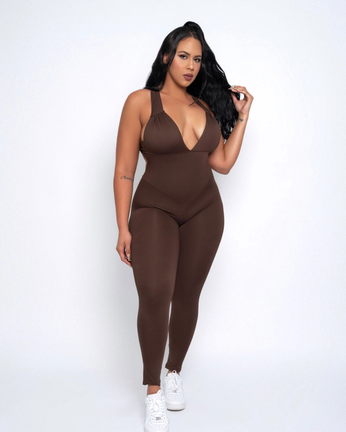 Missy Brown Fit Bodysuit | Brazilian Activewear (Light Supplex®)