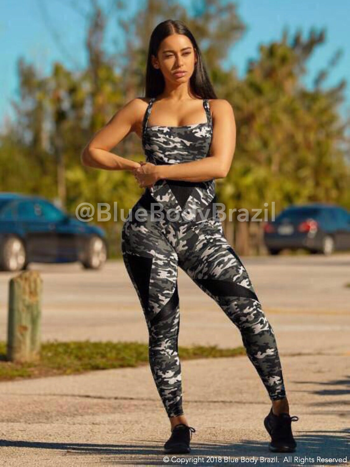 Savage Camo Bodysuit (Light Supplex)