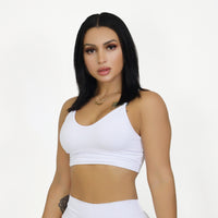 White Tech Tee Top