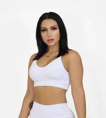 White Tech Tee Top